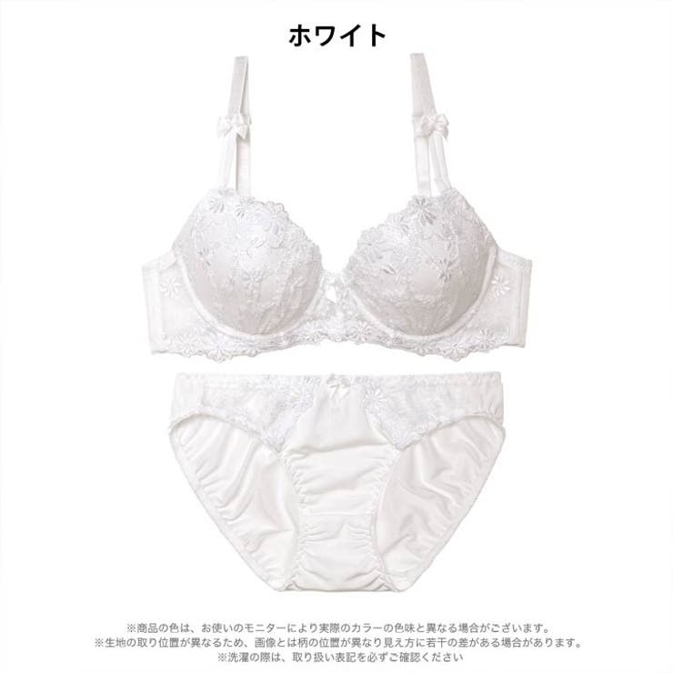 メロウパステルフルーロンブラジャー&フルバックショーツ | Dazzy | 詳細画像8 