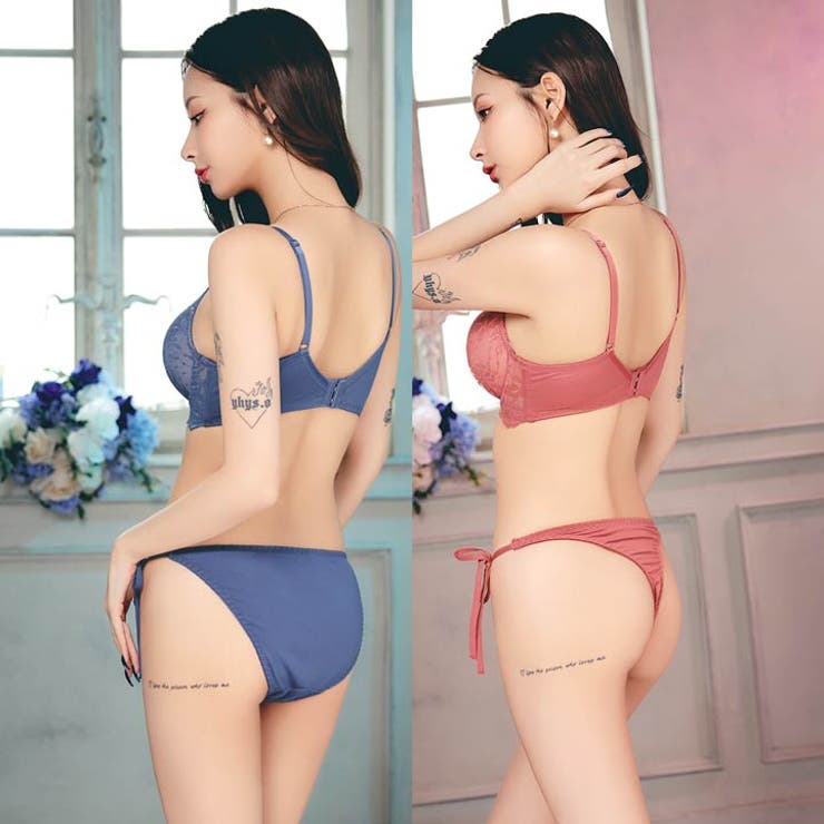 [3点セット] ヴィーナスレースコード脇高ブラジャー&サイド紐フルバック&Tバッ… | Dazzy | 詳細画像6 