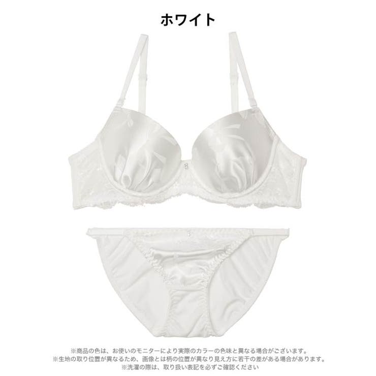 クラシカルリボンサテンブラジャー&フルバックショーツ | Dazzy | 詳細画像7 