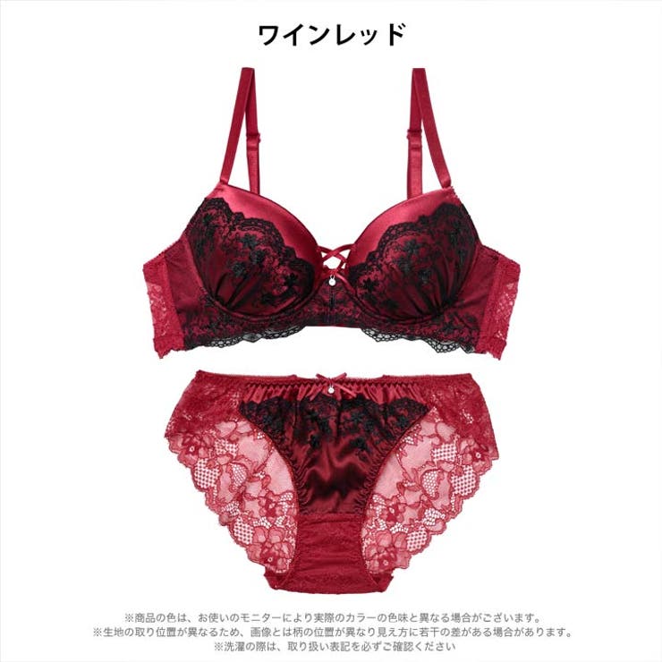 グリッターベロアレーシィブラジャー&バック透けフルバックショーツ | Dazzy | 詳細画像8 