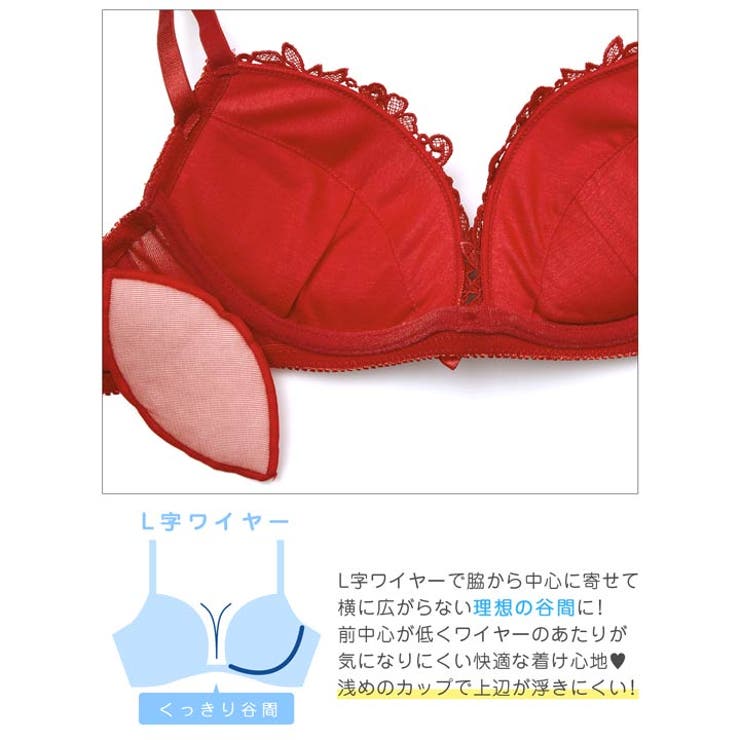 [3点セット] フルールケミカルレースブラジャー&フルバック&Tバックショーツ | Dazzy | 詳細画像9 
