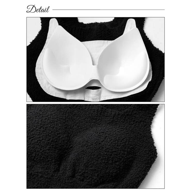 [ノンワイヤー] もこもこガーリーブラジャー単品 | Dazzy | 詳細画像8 