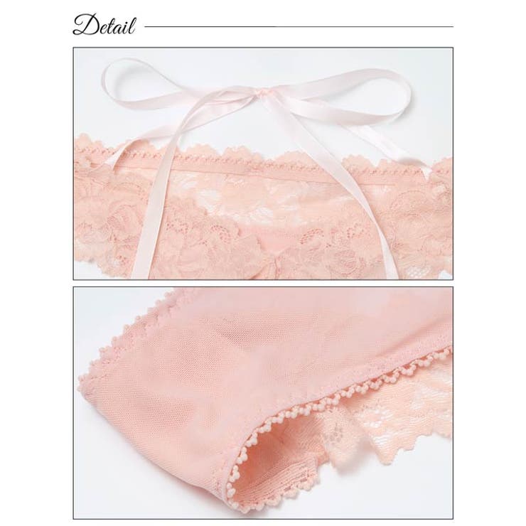 バックオープンリボンレーシィショーツ単品 | Dazzy | 詳細画像8 