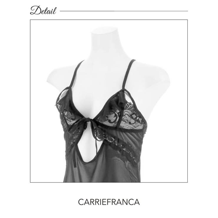 [CARRIEFRANCA]ヌーディーレースベビードール | Dazzy | 詳細画像7 