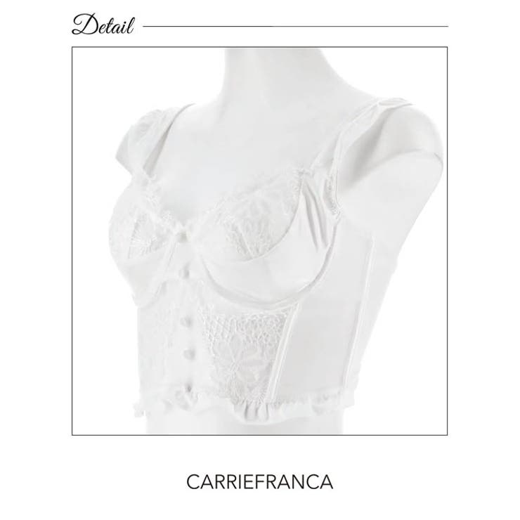 [CARRIEFRANCA]ブロッサムビスチェブラセット | Dazzy | 詳細画像7 