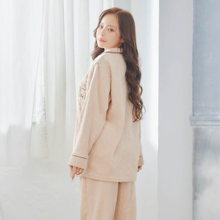 もこもこパイピングルームウェア | Dazzy | 詳細画像4 