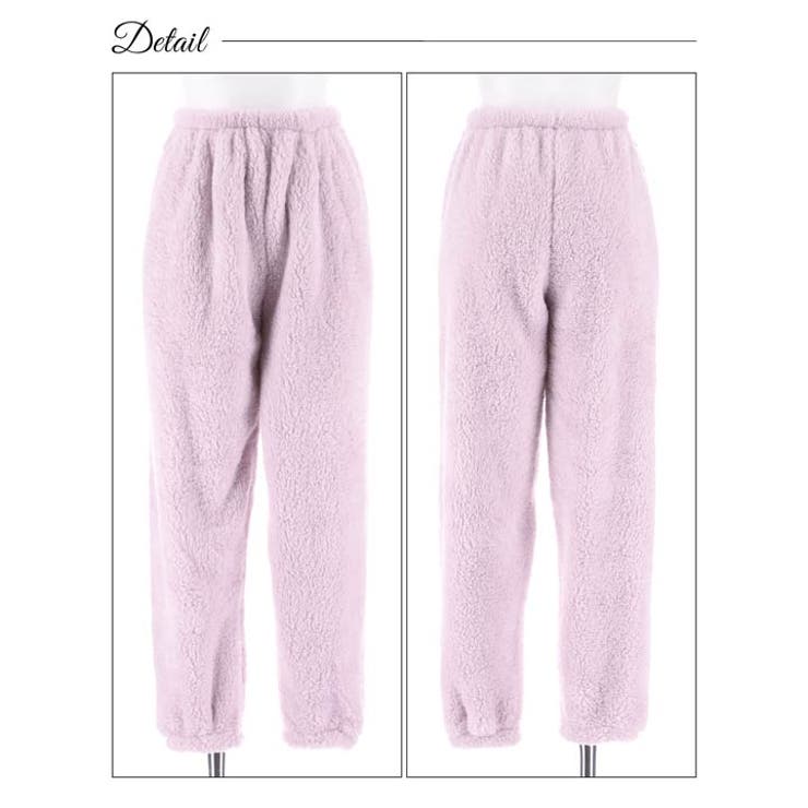 フェミニンもこもこトップス&ロングパンツルームウェア | Dazzy | 詳細画像10 