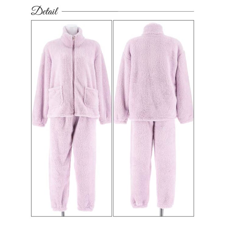 フェミニンもこもこトップス&ロングパンツルームウェア | Dazzy | 詳細画像9 