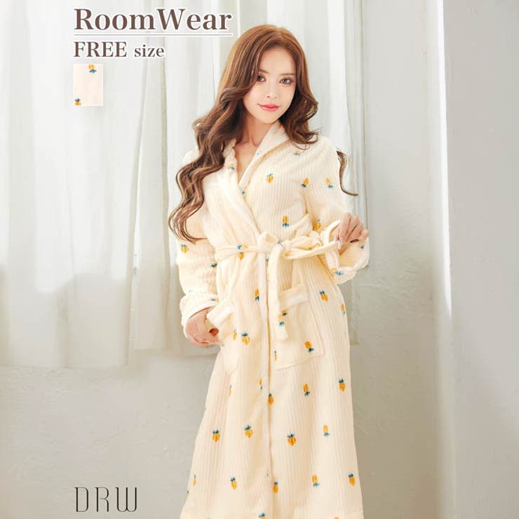 モコモコ花柄ルームウェア | Dazzy | 詳細画像1 