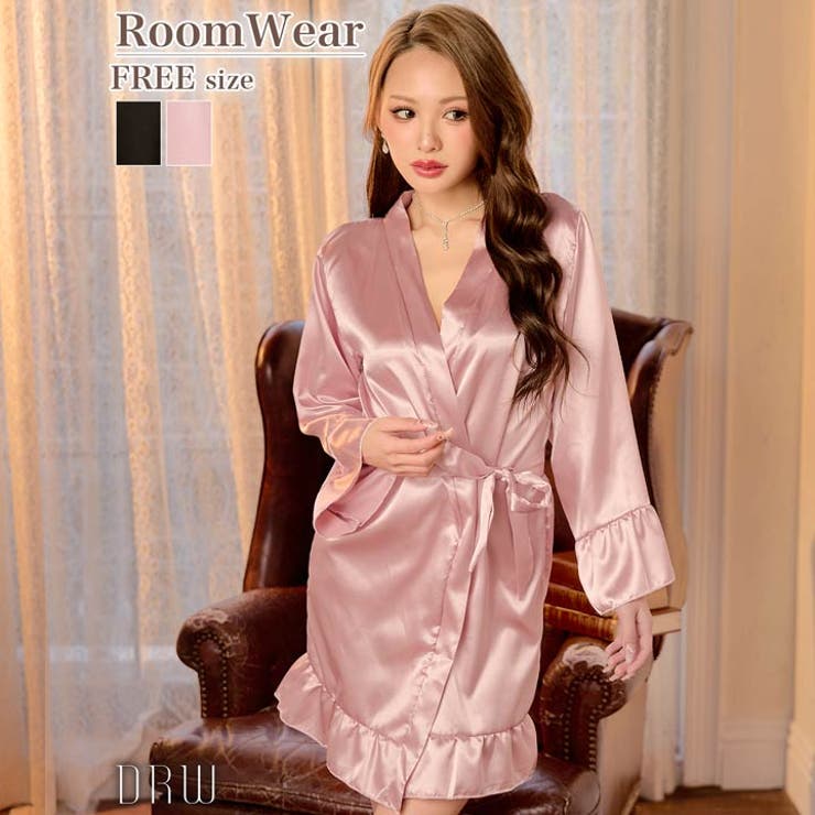 フリルサテンガウン | Dazzy | 詳細画像2 