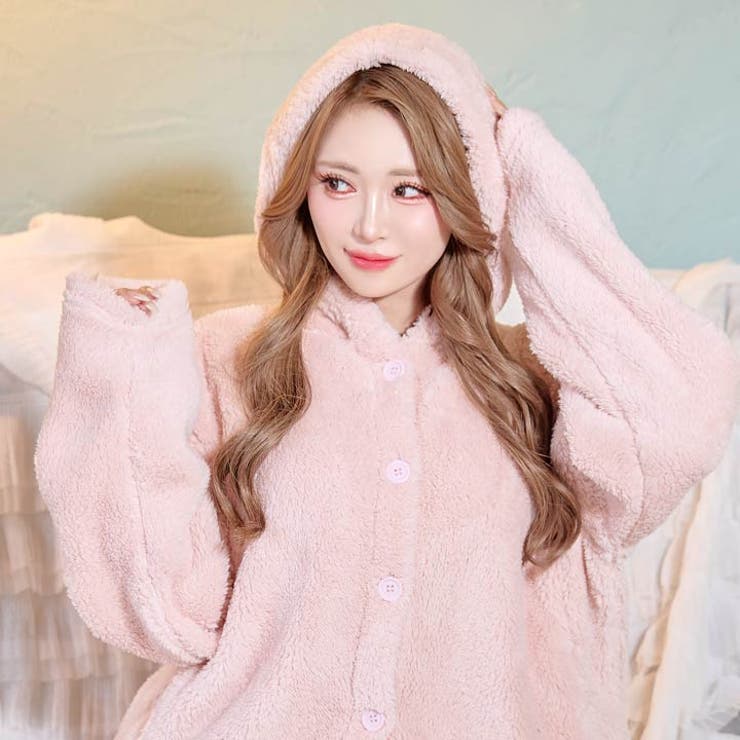 シープタッチフリルフーディールームウェア | Dazzy | 詳細画像4 