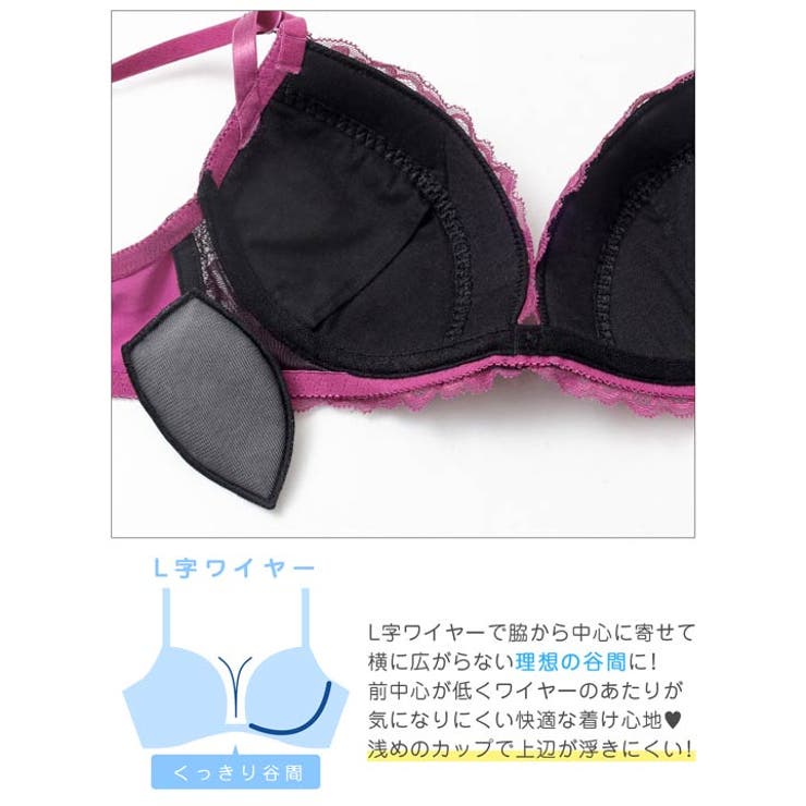 【三上悠亜着用】【EFサイズ】ロマンスフラワーレースブラジャー&サイド紐フルバッ… | Dazzy | 詳細画像10 