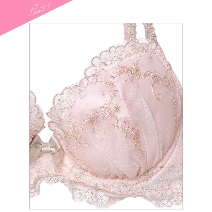 アンティークフェミニンアーチブラジャー&フルバックショーツ | Dazzy | 詳細画像10 