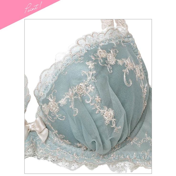 アンティークフェミニンアーチブラジャー&フルバックショーツ | Dazzy | 詳細画像11 