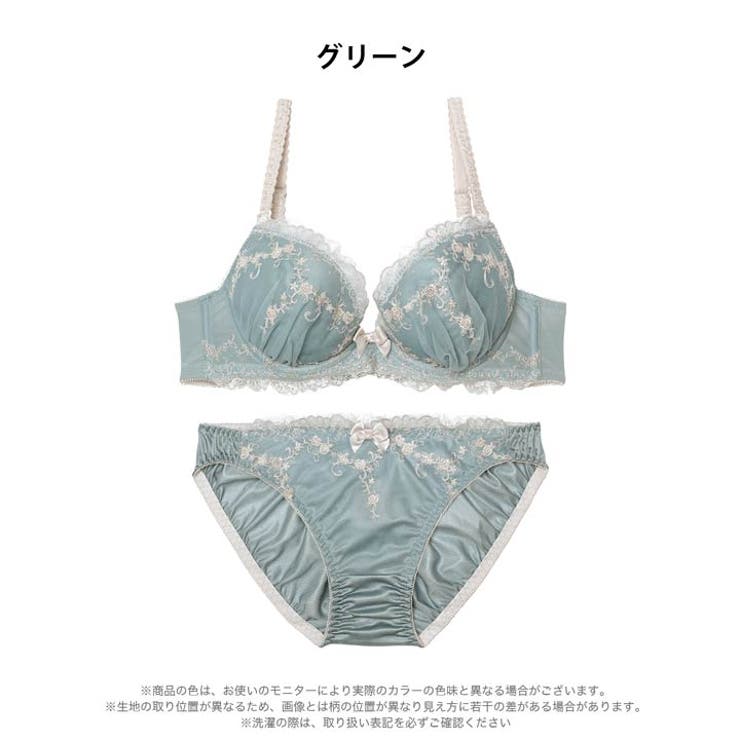 アンティークフェミニンアーチブラジャー&フルバックショーツ | Dazzy | 詳細画像9 