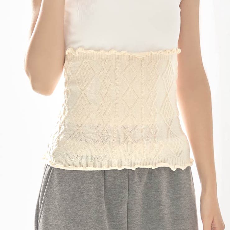 編柄腹巻き&ネックウォーマー | Dazzy | 詳細画像3 