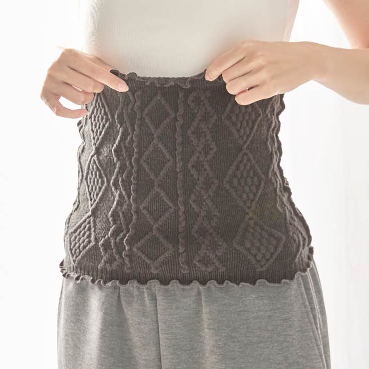 編柄腹巻き&ネックウォーマー | Dazzy | 詳細画像4 