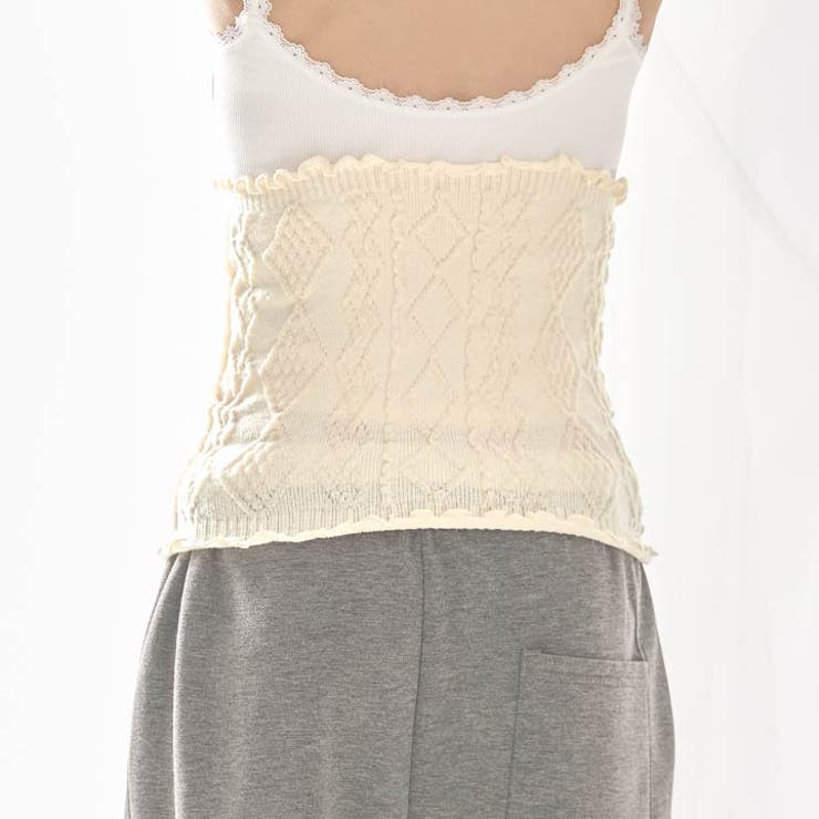 編柄腹巻き&ネックウォーマー | Dazzy | 詳細画像6 