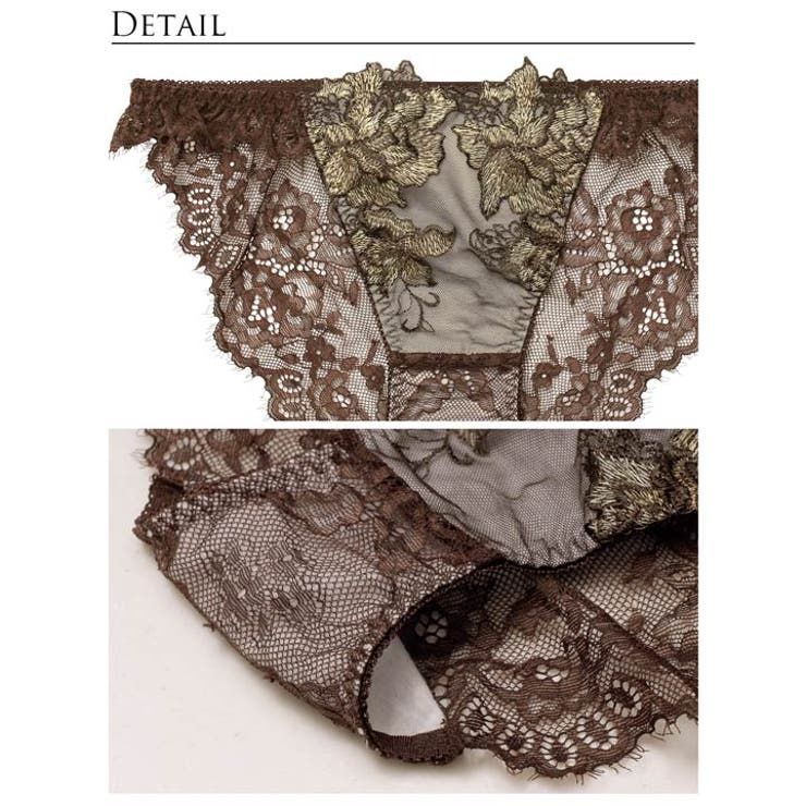 【Reinest】シャルムローズレースバック透け選べるショーツ[おそろいショーツ… | Dazzy | 詳細画像6 
