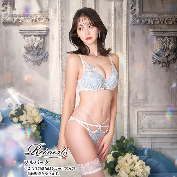 【Reinest】エレガントジュエルレースバック透け選べるショーツ[おそろいショ… | Dazzy | 詳細画像2 