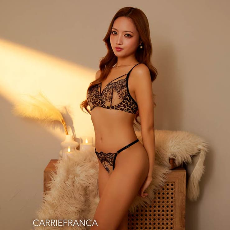 [CARRIEFRANCA]ダマスクレオパードブラセット | Dazzy | 詳細画像3 