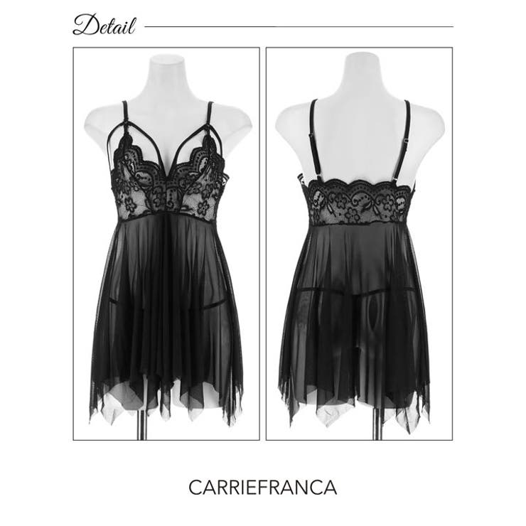 [CARRIEFRANCA]ヌーディレースコードベビードール | Dazzy | 詳細画像6 