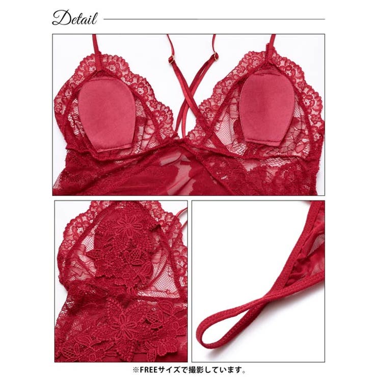 ダブルレースシフォンベビードール | Dazzy | 詳細画像11 