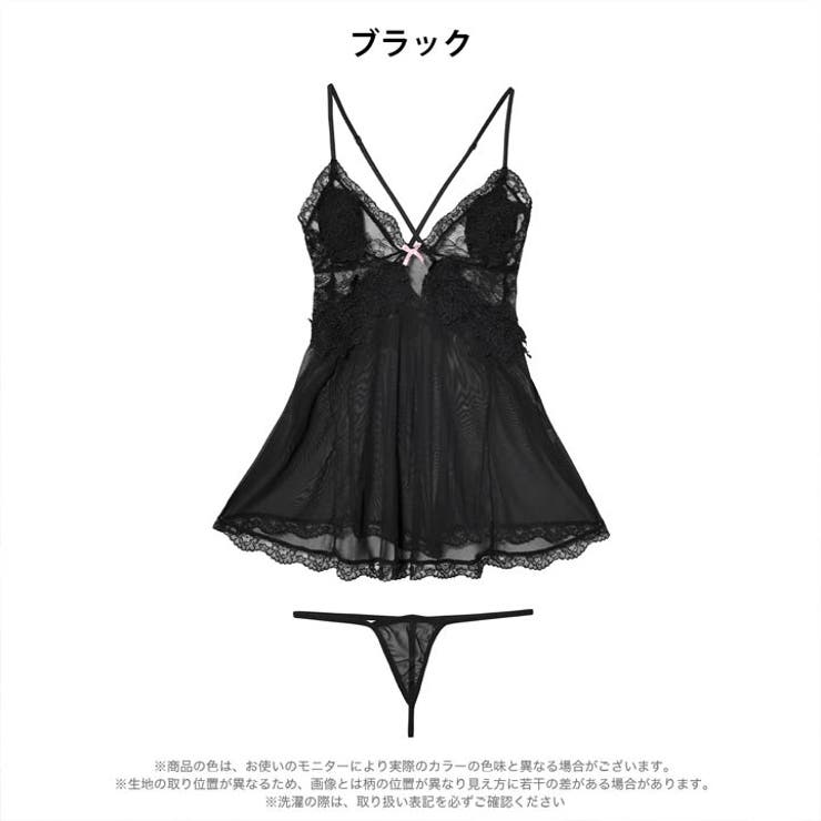 ダブルレースシフォンベビードール | Dazzy | 詳細画像7 