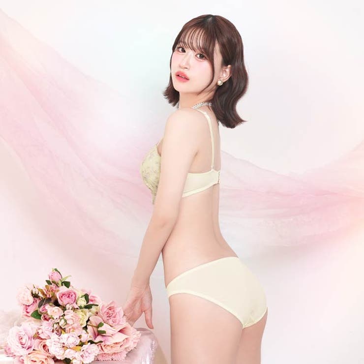 ドーリーローズブーケブラジャー&フルバックショーツ | Dazzy | 詳細画像7 