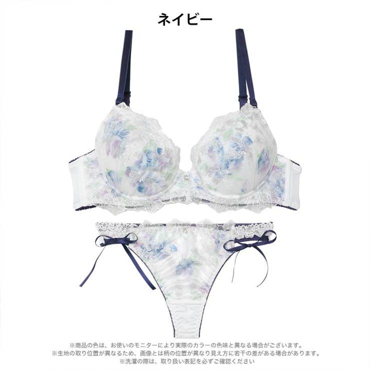 ピュアブロッサムベールブラジャー&Tバックショーツ | Dazzy | 詳細画像7 