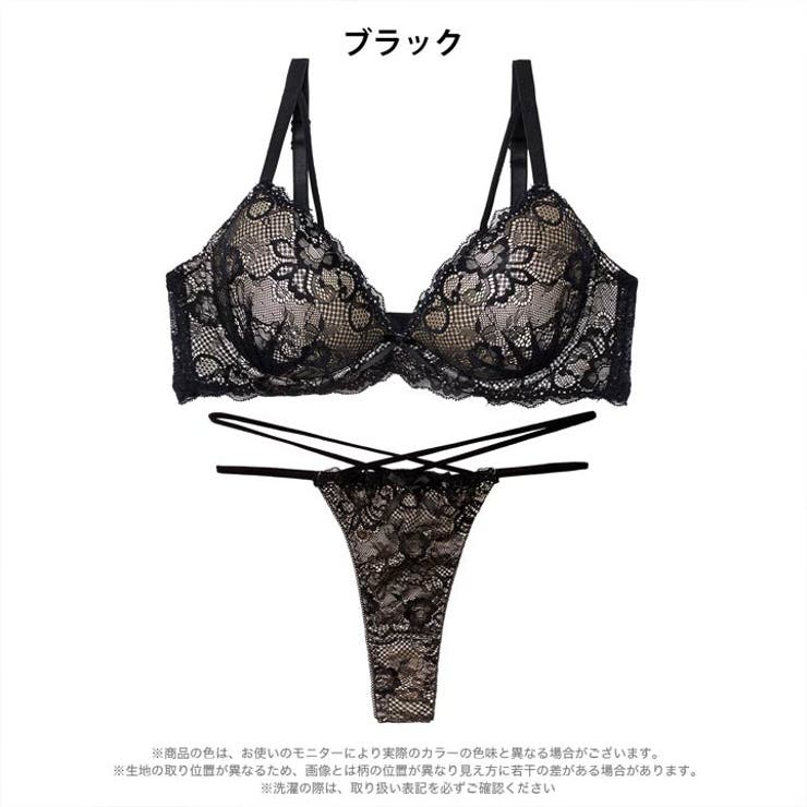 エターナルヌーディーレースブラジャー&バック透けTバックショーツ | Dazzy | 詳細画像9 