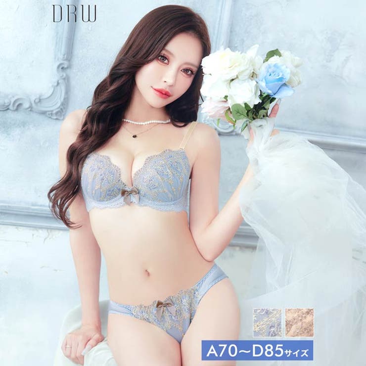 マルチフラワーアーチブラジャー＆フルバックショーツ | Dazzy | 詳細画像1 