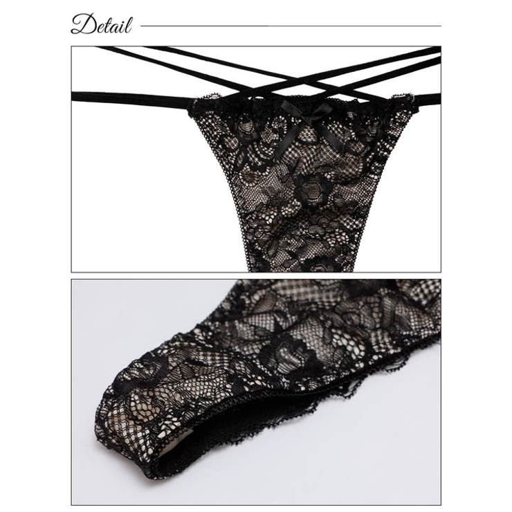 エターナルヌーディーレースバック透けTバックショーツ単品[おそろいショーツ] | Dazzy | 詳細画像7 