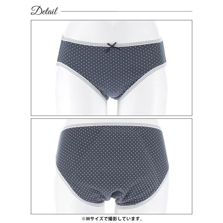 ドットリボン夜用サニタリーショーツ単品 | Dazzy | 詳細画像6 