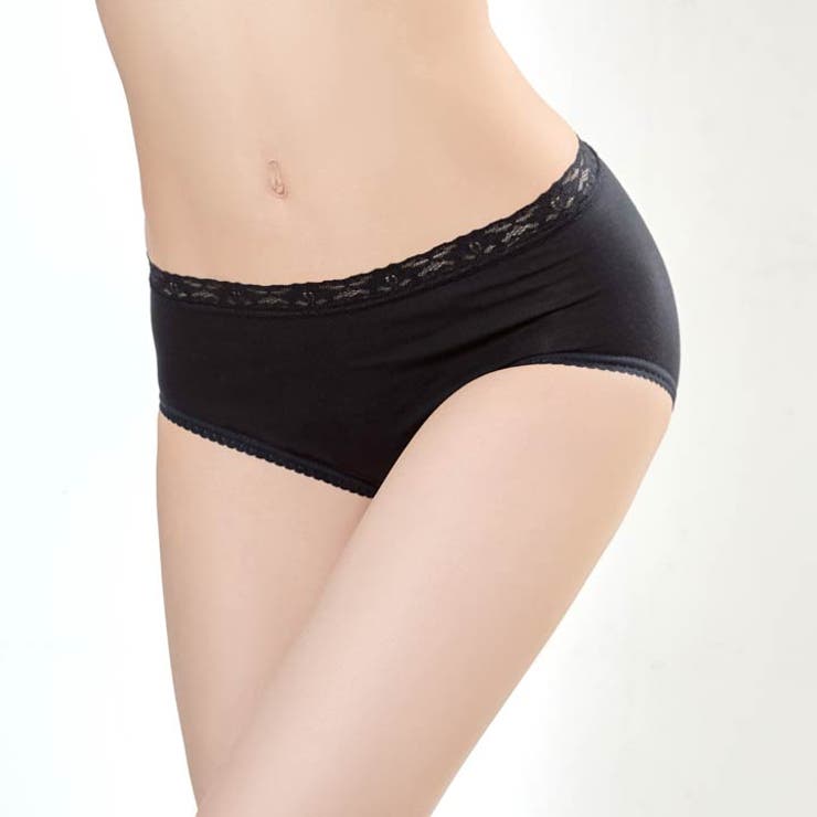 シンプルウエストレースサニタリーショーツ単品 | Dazzy | 詳細画像4 