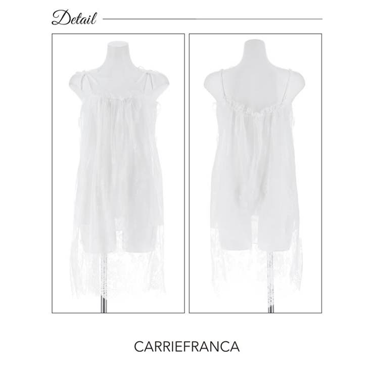 [CARRIEFRANCA]エアリーレースベビードール | Dazzy | 詳細画像6 