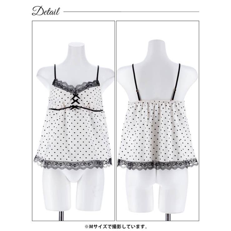 プリティーハートサテンベビードール | Dazzy | 詳細画像10 