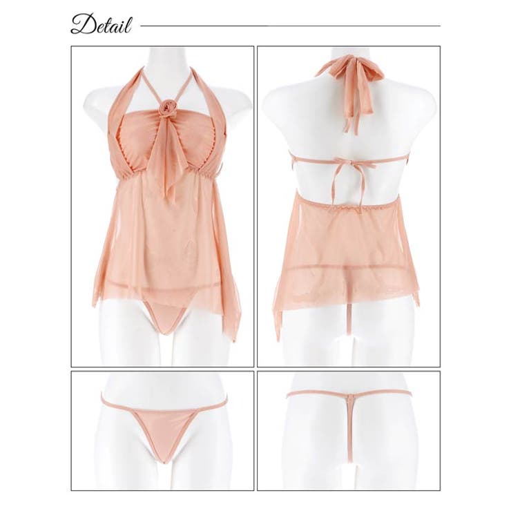 ミステリアスローズチュールベビードール | Dazzy | 詳細画像10 