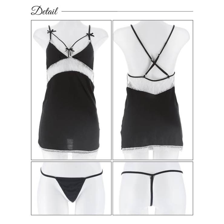 クロスストラップレースベビードール | Dazzy | 詳細画像9 