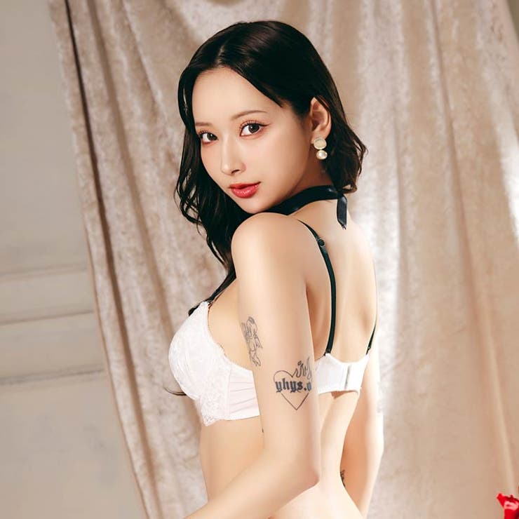 【EFサイズ】ブロッサムレーシィコードブラジャー&Tバックショーツ | Dazzy | 詳細画像4 