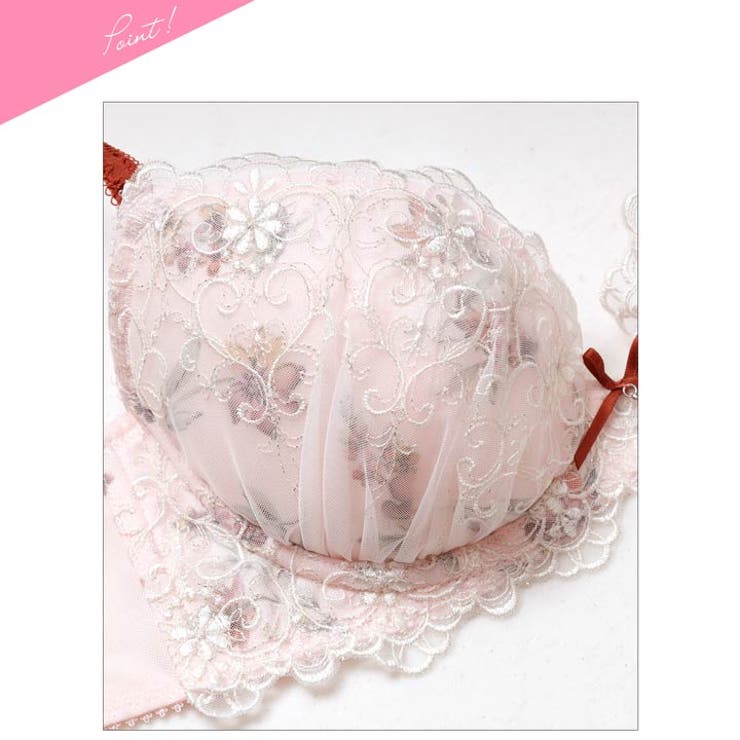 チャーミングフルールガーデンブラジャー&フルバックショーツ | Dazzy | 詳細画像11 