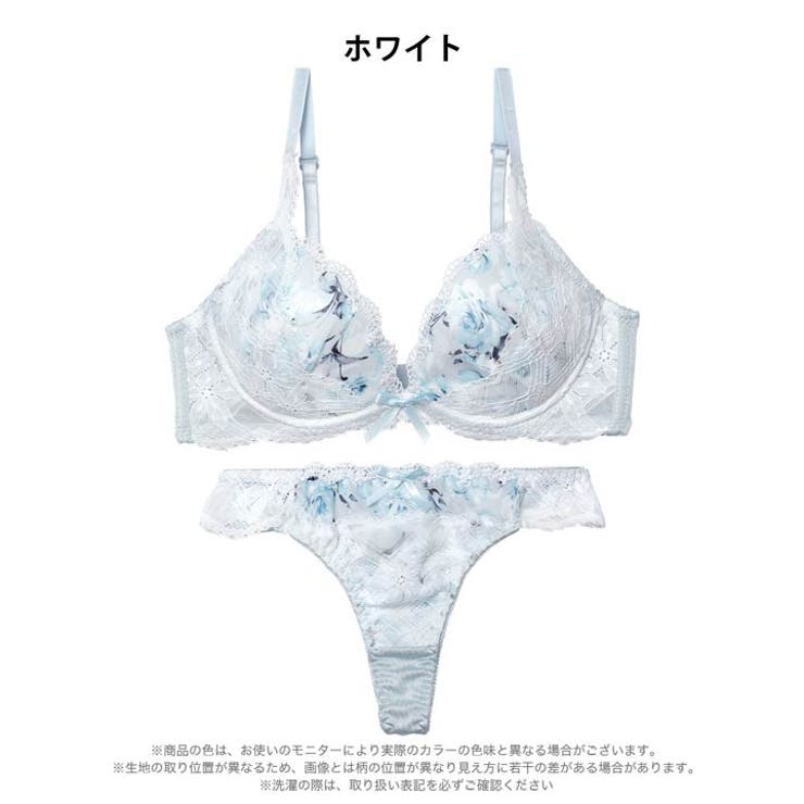 ピュアローズヴェールブラジャー&Tバックショーツ | Dazzy | 詳細画像9 