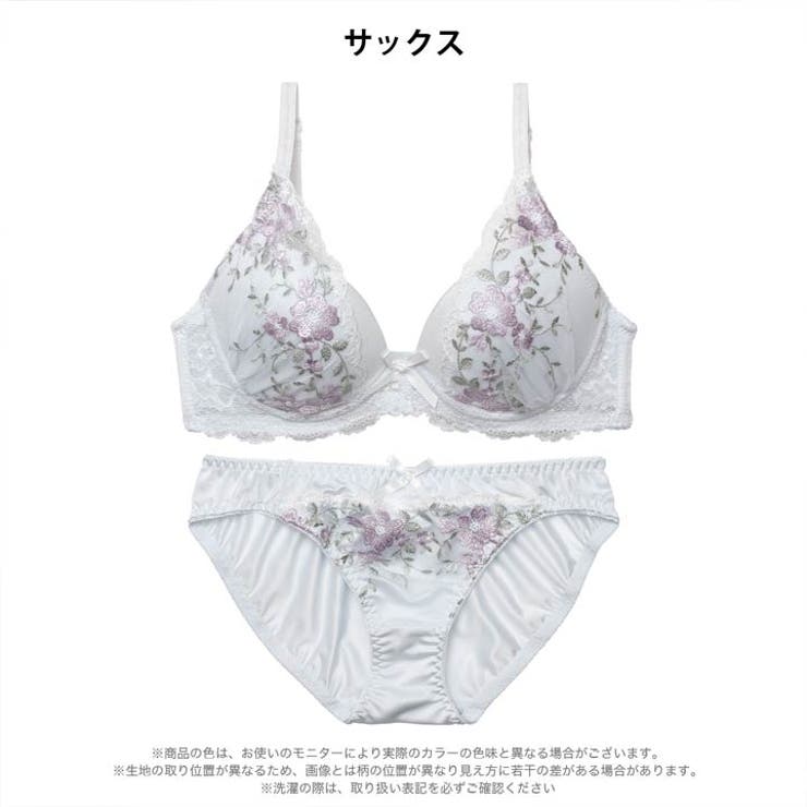スウィートシアーフルールブラジャー&フルバックショーツ | Dazzy | 詳細画像8 