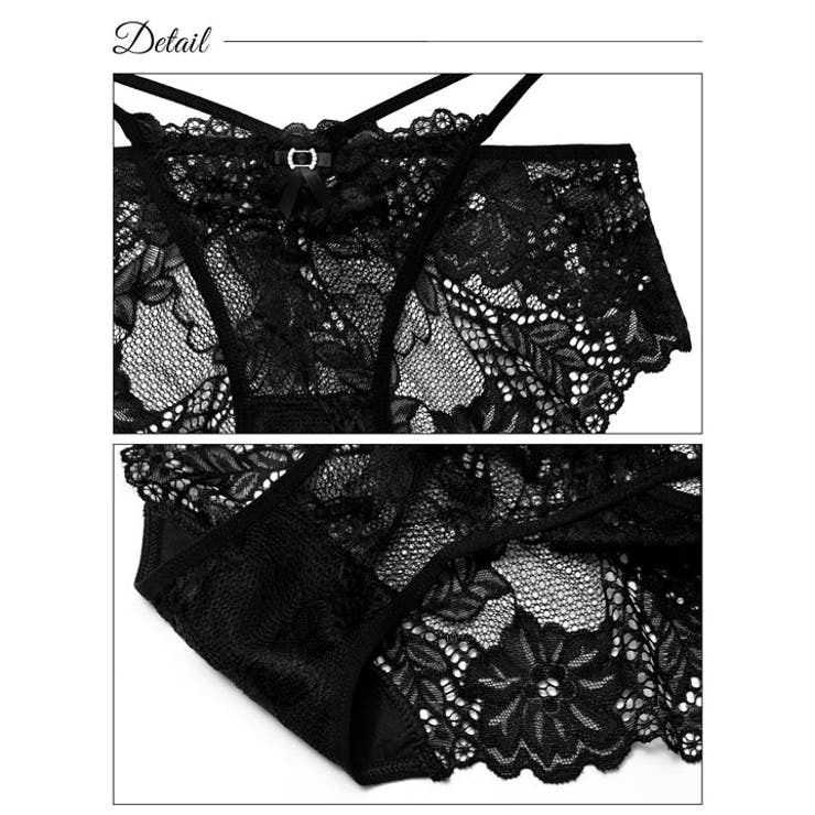 フローラルコードレースフルバックショーツ単品 | Dazzy | 詳細画像7 