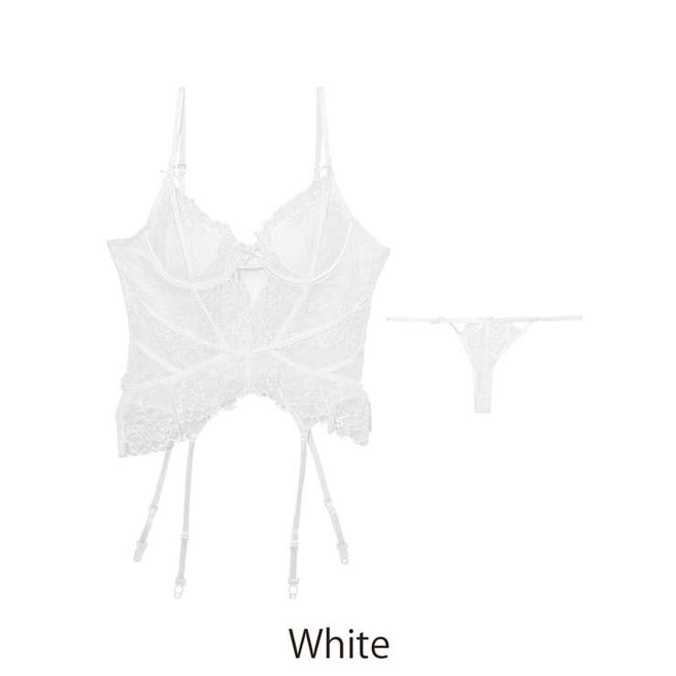 [CARRIEFRANCA]ドレッシーレースビスチェブラセット | Dazzy | 詳細画像10 