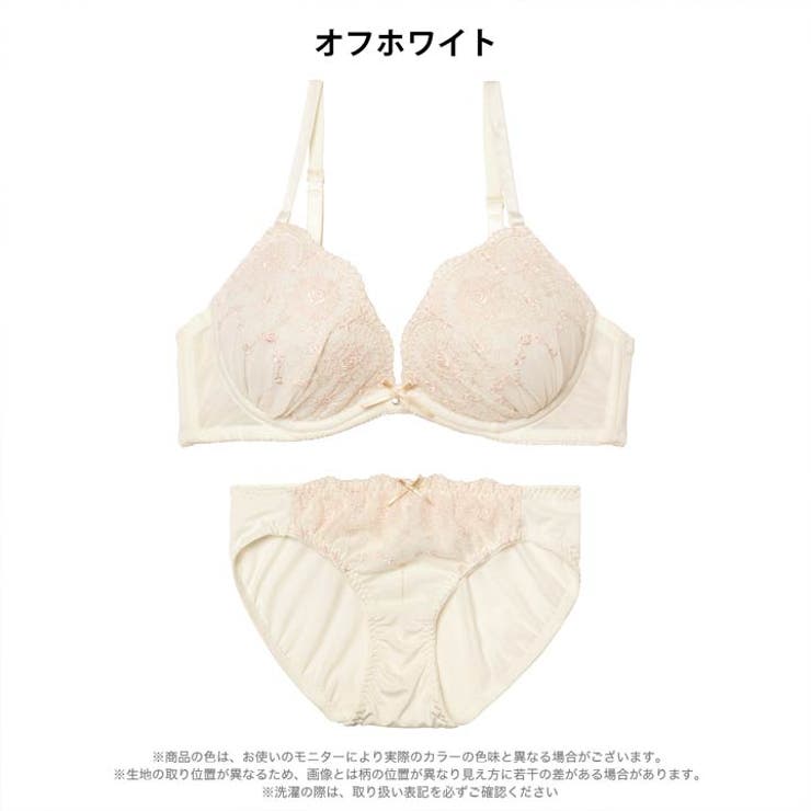 パステルシャイニーフローラルブラジャー&フルバックショーツ | Dazzy | 詳細画像7 