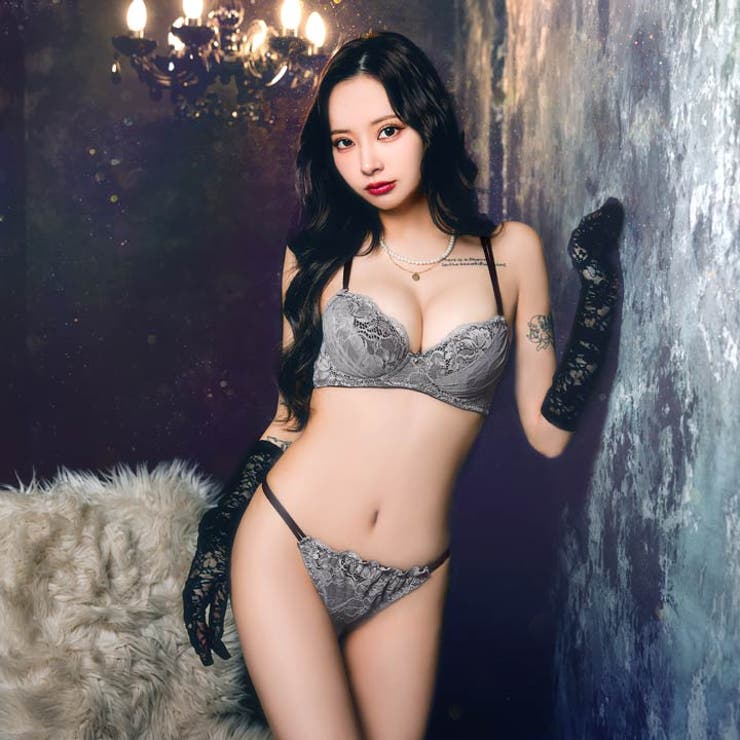 ミステリアスバッククロスコードブラジャー&フルバックショーツ | Dazzy | 詳細画像2 