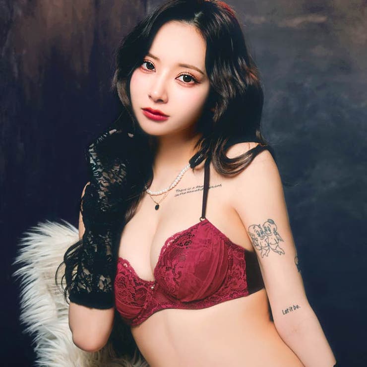 [EFサイズ]ミステリアスバッククロスコードブラジャー&フルバックショーツ | Dazzy | 詳細画像3 