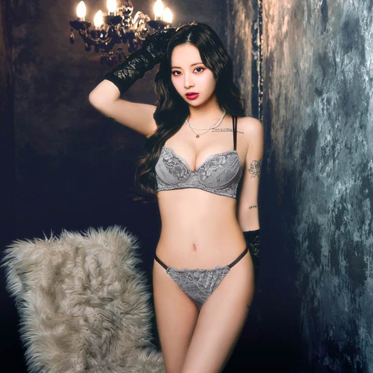 [EFサイズ]ミステリアスバッククロスコードブラジャー&フルバックショーツ | Dazzy | 詳細画像8 