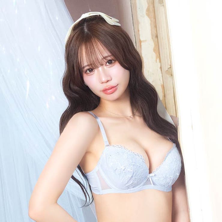 ピュアチュールフラワーブラジャー&フルバックショーツ | Dazzy | 詳細画像4 